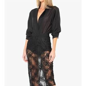 NEW JUST BEE QUEEN marceline bodysuit in black